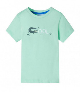 Kids' T-shirt with Short Sleeves Light Green 92