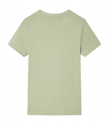 Kids' T-shirt with Short Sleeves Light Khaki 104