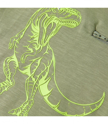 Kids' T-shirt with Short Sleeves Light Khaki 116