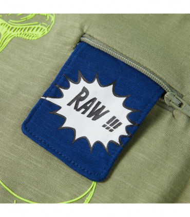 Kids' T-shirt with Short Sleeves Light Khaki 116