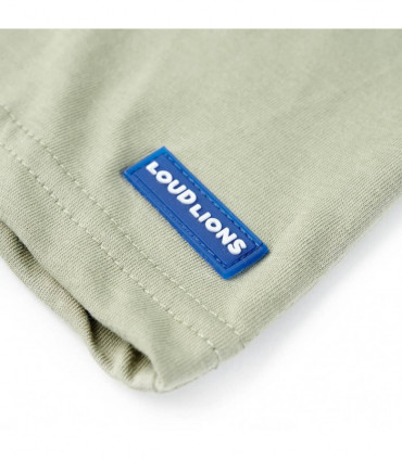 Kids' T-shirt with Short Sleeves Light Khaki 128