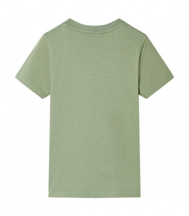 Kids' T-shirt with Short Sleeves Light Khaki 92