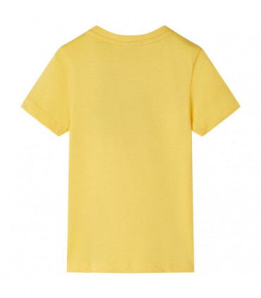 Kids' T-shirt with Short Sleeves Light Ochre 140