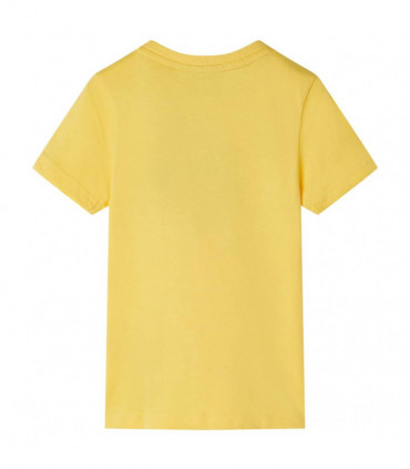 Kids' T-shirt with Short Sleeves Light Ochre 92