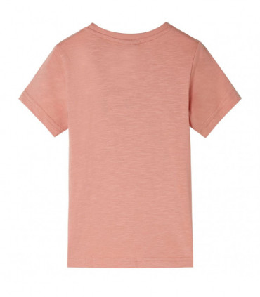 Kids' T-shirt with Short Sleeves Light Orange 104