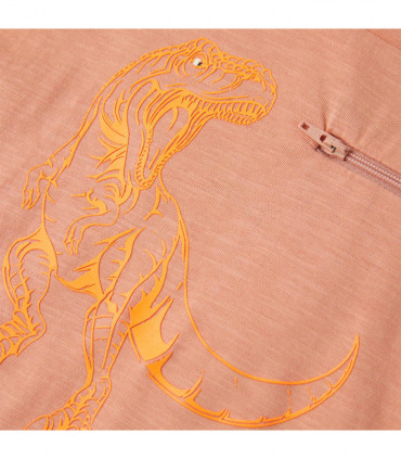 Kids' T-shirt with Short Sleeves Light Orange 128