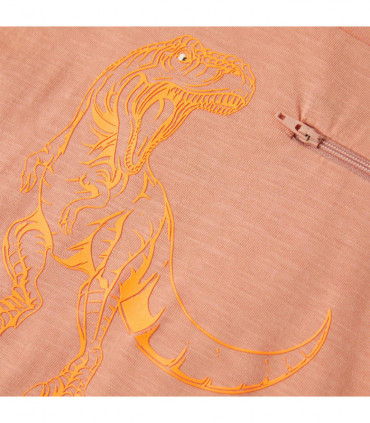 Kids' T-shirt with Short Sleeves Light Orange 140