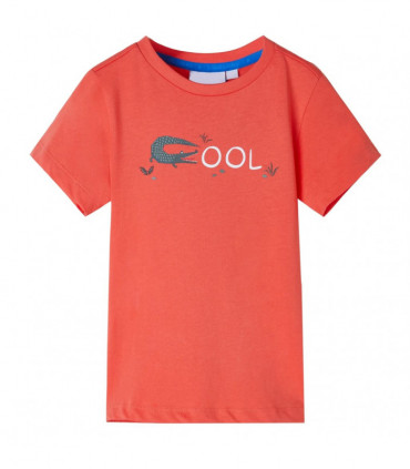 Kids' T-shirt with Short Sleeves Light Red 92