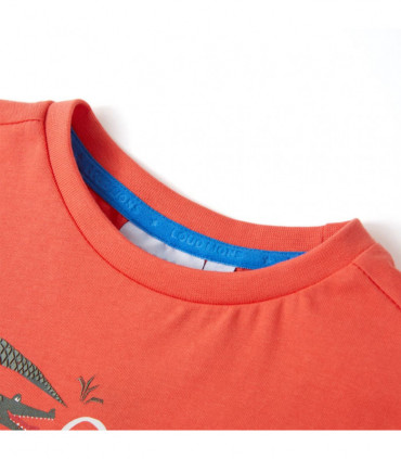 Kids' T-shirt with Short Sleeves Light Red 92