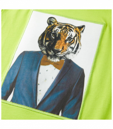 Kids' T-shirt with Short Sleeves Lime 128