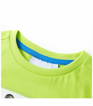 Kids' T-shirt with Short Sleeves Lime 92