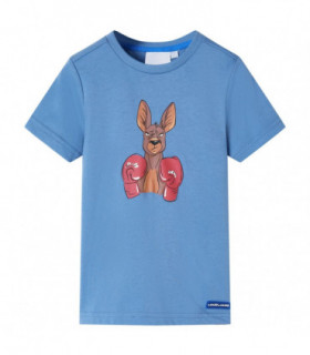 Kids' T-shirt with Short Sleeves Medium Blue 104