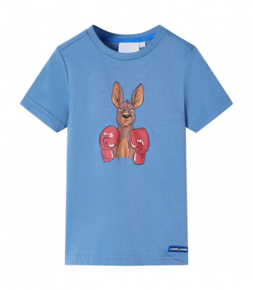 Kids' T-shirt with Short Sleeves Medium Blue 104