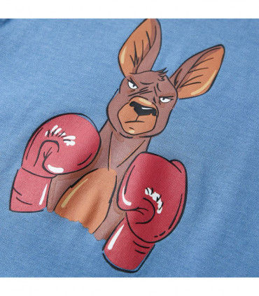 Kids' T-shirt with Short Sleeves Medium Blue 104