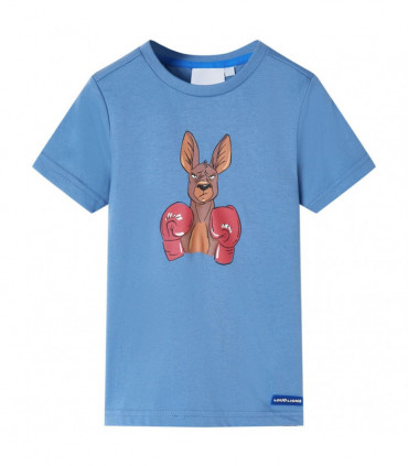 Kids' T-shirt with Short Sleeves Medium Blue 116