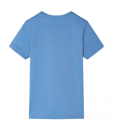 Kids' T-shirt with Short Sleeves Medium Blue 140
