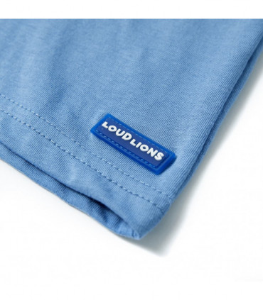 Kids' T-shirt with Short Sleeves Medium Blue 140