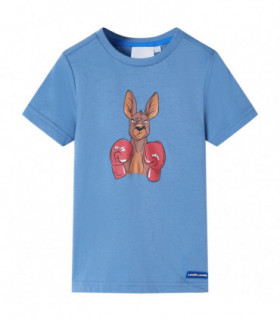 Kids' T-shirt with Short Sleeves Medium Blue 92