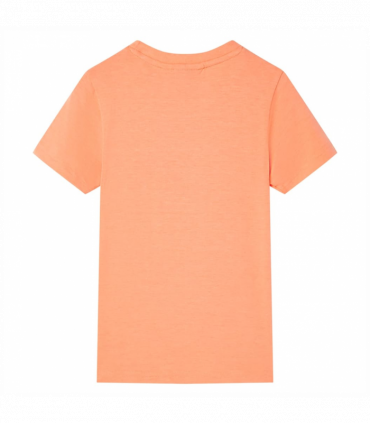 Kids' T-shirt with Short Sleeves Neon Orange 104