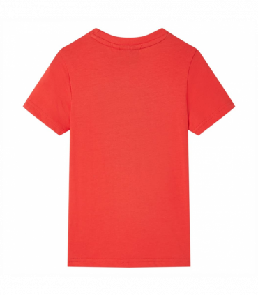 Kids' T-shirt with Short Sleeves Red 104