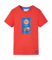 Kids' T-shirt with Short Sleeves Red 116