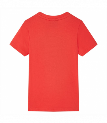 Kids' T-shirt with Short Sleeves Red 92