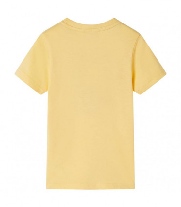 Kids' T-shirt with Short Sleeves Yellow 92
