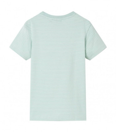 Kids' T-shirt with Stripes Light Mint 140