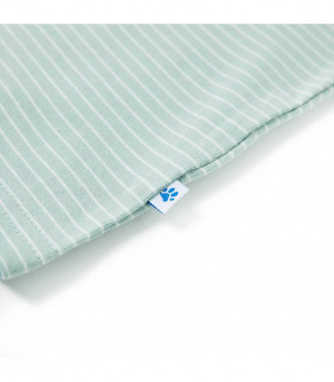 Kids' T-shirt with Stripes Light Mint 92