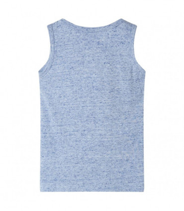 Kids' Tank Top Blue Melange 140