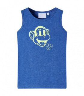 Kids' Tank Top Blue Melange 92