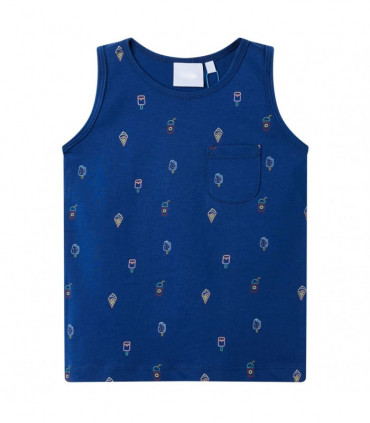 Kids' Tank Top Dark Blue 116