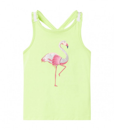 Kids' Tank Top Neon Yellow 92