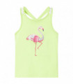 Kids' Tank Top Neon Yellow 92