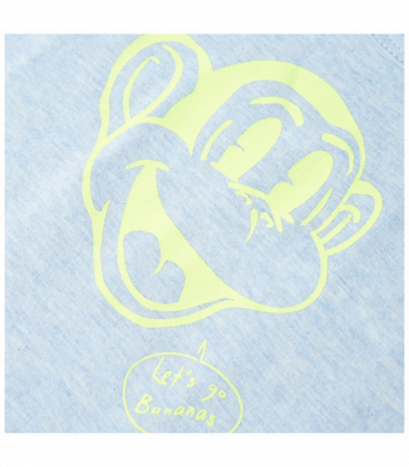 Kids' Tank Top Soft Blue Melange 128