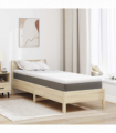 vidaXL Mattress Pads White 80 x 200 cm 100% polyester jacquard fabric