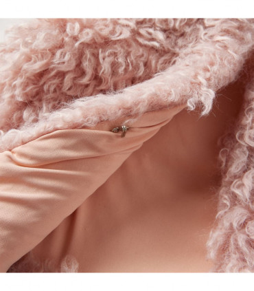 Kids' Vest Faux Fur Light Pink 92