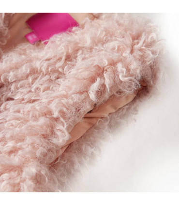 Kids' Vest Faux Fur Light Pink 92
