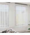 vidaXL Curtains with Curtains Floral White 400 x 260 cm Polyester
