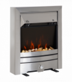 LED Flame Electric Fire Place-Stainless Steel 2KW Pebble Burning Effect Indoor