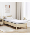 vidaXL Mattress Pads White 70 x 200 cm 100% polyester jacquard fabric