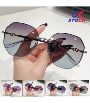OVERSIZED LARGE LADIES WOMEN SUNGLASSES DESIGNER BIG FRAME RETRO VINTAGE GB