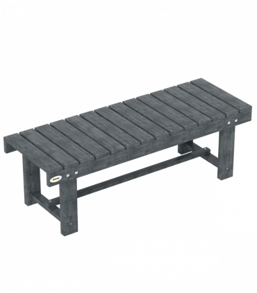 Outsunny 1.1M Outdoor Garden Bench Patio Loveseat Fir Wood 2 Person