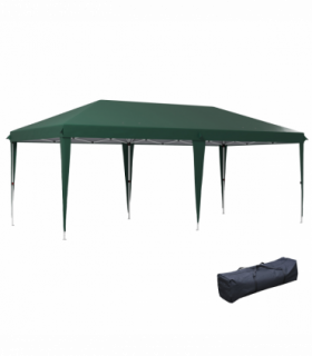 Outsunny 6 x 3(m) Pop Up Gazebo Patio Party Event Heavy Duty Canopy Green