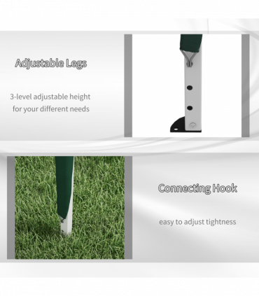 Outsunny 6 x 3(m) Pop Up Gazebo Patio Party Event Heavy Duty Canopy Green