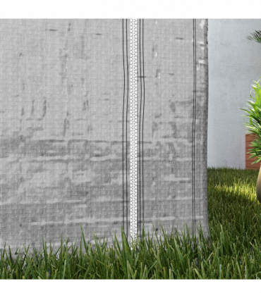 Outsunny 6.5' x 6.5' x 6.5' Temporary Garden Shed Storage Tent, Grey