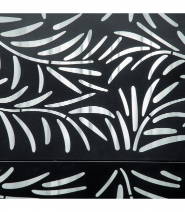 Outsunny 6.5FT Metal Outdoor Privacy Screen Panel with Stand and Ground Stakes