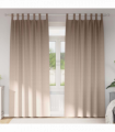 vidaXL Curtains with Curtains 2 pcs Taupe Polyester