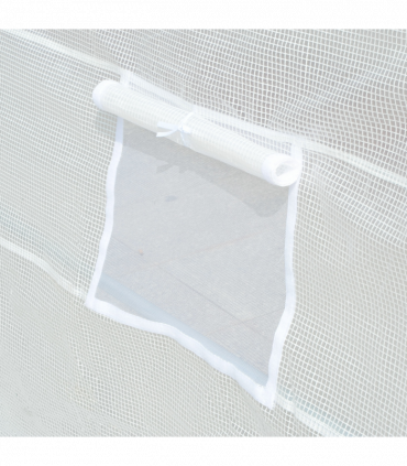 Outsunny 6x3x2m Greenhouse Replacement Cover ONLY for Tunnel Greenhouse White