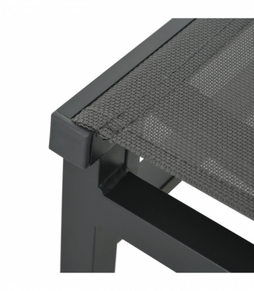 Outsunny 7 Piece Garden Dining Set with Breathable Mesh Seat, Aluminium Top